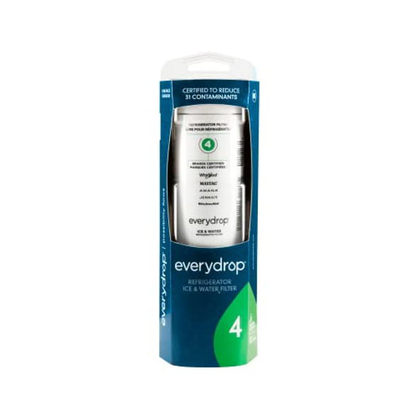 EVERYDROP BY WHIRLPOOL ICE WATER REFRIGERATOR FILTER 4, EDR4RXD1, SINGLE-PACK EVERYDROP BY WHIRLPOOL ICE WATER REFRIGERATOR FILTER 4, EDR4RXD1, SINGLE-PACK