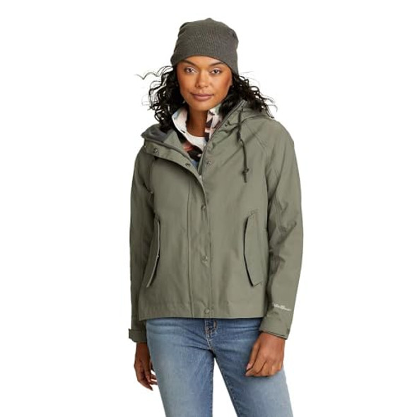 EDDI BAUER WOMEN'S PORT TOWNSEND JACKET SIZE LARGE SPRIG New EDDI BAUER WOMEN'S PORT TOWNSEND JACKET SIZE LARGE SPRIG New