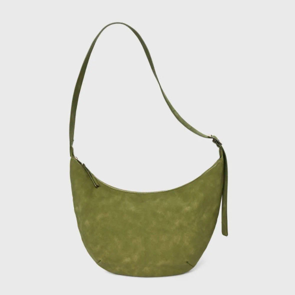 UNIVERSAL THREAD SLOUCHY CRESCENT SLING HANDBAG - GREEN New UNIVERSAL THREAD SLOUCHY CRESCENT SLING HANDBAG - GREEN New
