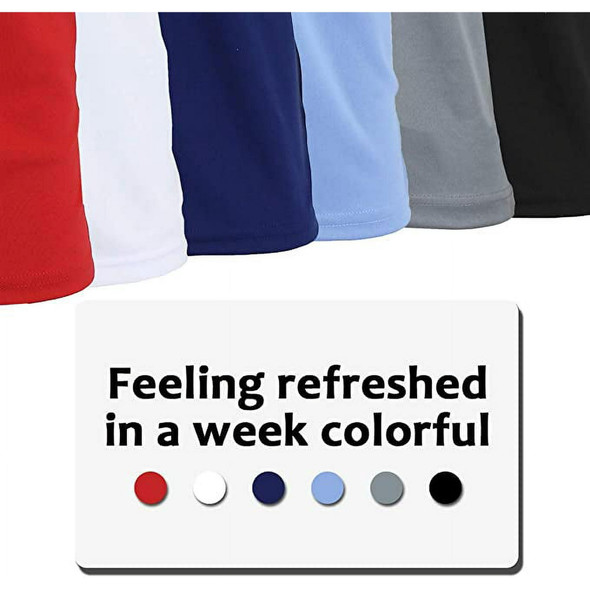 KICK START GEAR GALAXY BY HARVIC MEN'S DRY FIT POLO SHIRT SIZE: L - HEATHER GRAY New