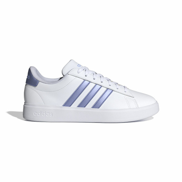 ADIDAS GRAND COURT 2.0 TRAINERS - WHITE/PURPLE WOMEN'S 7.5 US, EU 39.5 New ADIDAS GRAND COURT 2.0 TRAINERS - WHITE/PURPLE WOMEN'S 7.5 US, EU 39.5 New