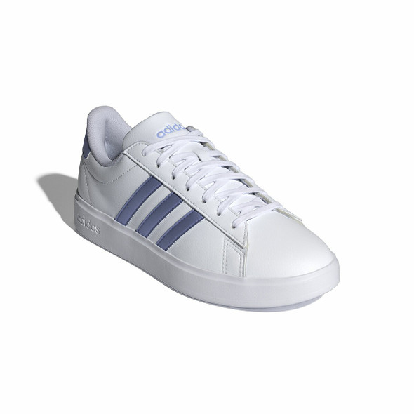 ADIDAS GRAND COURT 2.0 TRAINERS - WHITE/PURPLE WOMEN'S 7.5 US, EU 39.5 New ADIDAS GRAND COURT 2.0 TRAINERS - WHITE/PURPLE WOMEN'S 7.5 US, EU 39.5 New