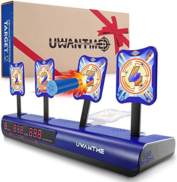 UWANTME Electronic Shooting Target Scoring Auto Reset Digital Target ST-102-BLUE UWANTME Electronic Shooting Target Scoring Auto Reset Digital Target ST-102-BLUE