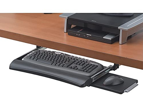 FELLOWES OFFICE SUITES UNDERDESK KEYBOARD DRAWER CRC-91403 - BLACK New