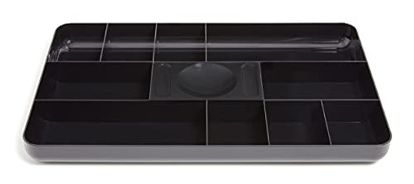 TRU RED STAPLES TR55350 13-COMPARTMENT PLASTIC DRAWER ORGANIZER - BLACK TRU RED STAPLES TR55350 13-COMPARTMENT PLASTIC DRAWER ORGANIZER - BLACK