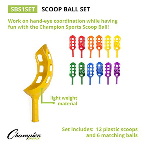 CHAMPION SPORTS SCOOP BALL GAME FOR LAWN CAMPING & BEACH MULTI COLOR SBS1SET CHAMPION SPORTS SCOOP BALL GAME FOR LAWN CAMPING & BEACH MULTI COLOR SBS1SET