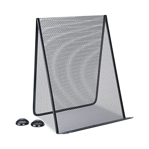 PLEXON METAL MESH DOCUMENT HOLDER FREE STANDING 35 SHEET CAPACITY BLACK