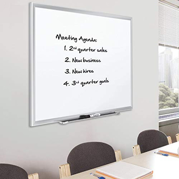 Quartet Magnetic Porcelain Whiteboard, 2' x 3' (QRT2543) - WHITE/SILVER Quartet Magnetic Porcelain Whiteboard, 2' x 3' (QRT2543) - WHITE/SILVER