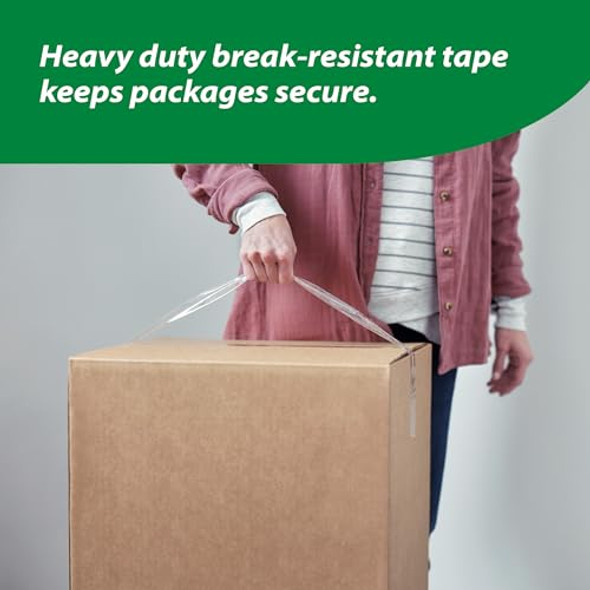 Duck HD Clear Packing Tape Refills - 6 Rolls of Strong Heavy Duty Packing Tape New Duck HD Clear Packing Tape Refills - 6 Rolls of Strong Heavy Duty Packing Tape New