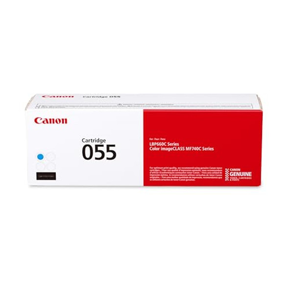 Canon Genuine 055 Cyan Toner Cartridge Compatible with multiple Canon Printer New