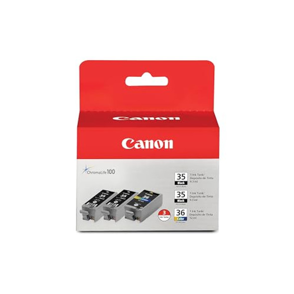 Canon PGI-35/CLI-36 2 Genuine Black and Color Value Pack iP100,IP110,TR150/160 New