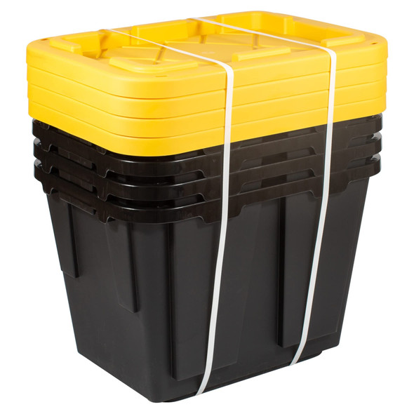 Office Depot Brand Greenmade Professional Storage Totes 12 Gallon 4 Pack Yellow Office Depot Brand Greenmade Professional Storage Totes 12 Gallon 4 Pack Yellow