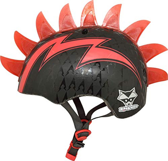 RASKULLZ MOHAWK HELMET BOLT LED ML-009S-RED - RED