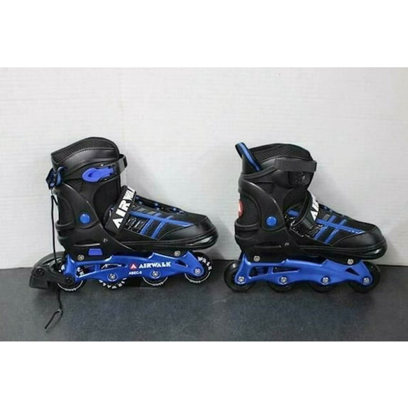 AIRWALK INLINE SKATES SIZE 5-8 - BLUE AIRWALK INLINE SKATES SIZE 5-8 - BLUE