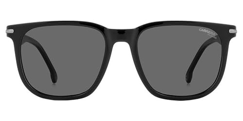 CARRERA WOMEN'S MODERN SUNGLASSES 08A/M9 BLACK GREY 205785-BLK/GRAY