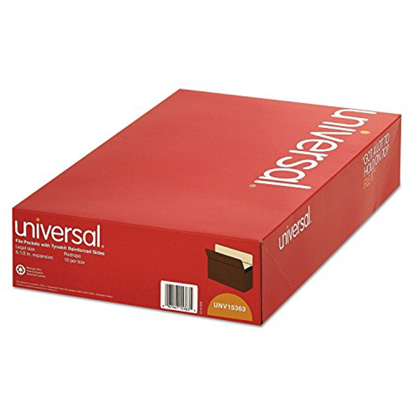 Universal 15363 5 1/4 Expansion File Pockets, 10.5"x15", Legal, 10 Pack New Universal 15363 5 1/4 Expansion File Pockets, 10.5"x15", Legal, 10 Pack New