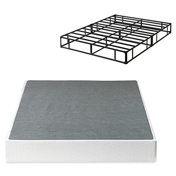 ZINUS 9 INCH METAL SMART BOX SPRING QUICK ASSEMBLY MATTRESS FOUNDATION - GRAY