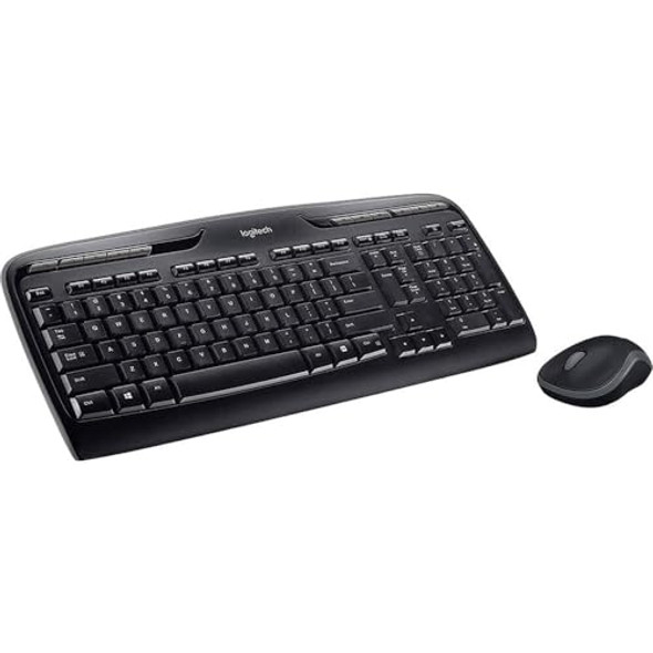 LOGITECH MK320 WIRELESS DESKTOP KEYBOARD/MOUSE USB - BLACK