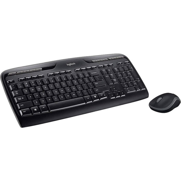 LOGITECH MK320 WIRELESS DESKTOP KEYBOARD/MOUSE USB - BLACK