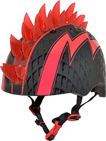 RASKULLZ MOHAWK HELMET BOLT LED 50-54 CM ML-009S - RED New