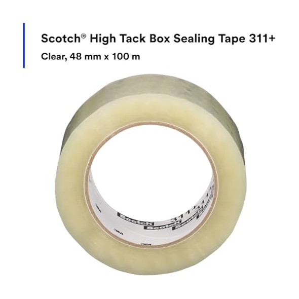 SCOTCH HIGH TACK BOX SEALING TAPE 311+ SHIPPING FREEZER STORAGE - CLEAR New SCOTCH HIGH TACK BOX SEALING TAPE 311+ SHIPPING FREEZER STORAGE - CLEAR New