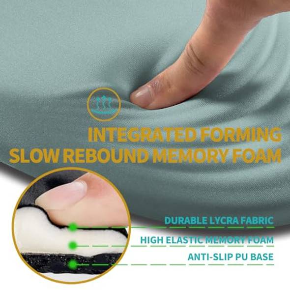 Hokafenle Ergonomic Mouse Pad Wrist Support with Stepped-Wedge Design New