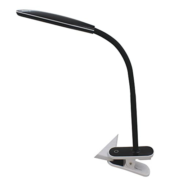 REALSPACE PRESSLER LED DESK/CLIP LAMP USB CHARGING 17"H 9513175 - BLACK New REALSPACE PRESSLER LED DESK/CLIP LAMP USB CHARGING 17"H 9513175 - BLACK New