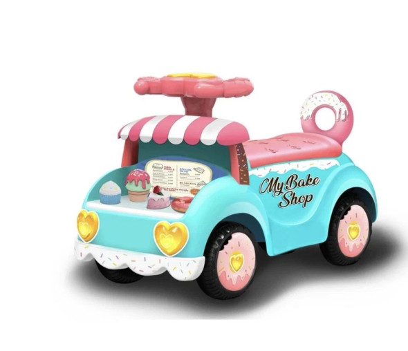 UP AND GROW BAKE SHOP RIDE ON FOR TODDLER GIRLS 12 MONTHS 3 YEAR OLD - BLUE/PINK New UP AND GROW BAKE SHOP RIDE ON FOR TODDLER GIRLS 12 MONTHS 3 YEAR OLD - BLUE/PINK New