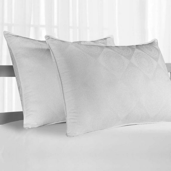 LIVE COMFORTABLY PLATINUM PILLOW, KING (2 PACK) - WHITE New LIVE COMFORTABLY PLATINUM PILLOW, KING (2 PACK) - WHITE New