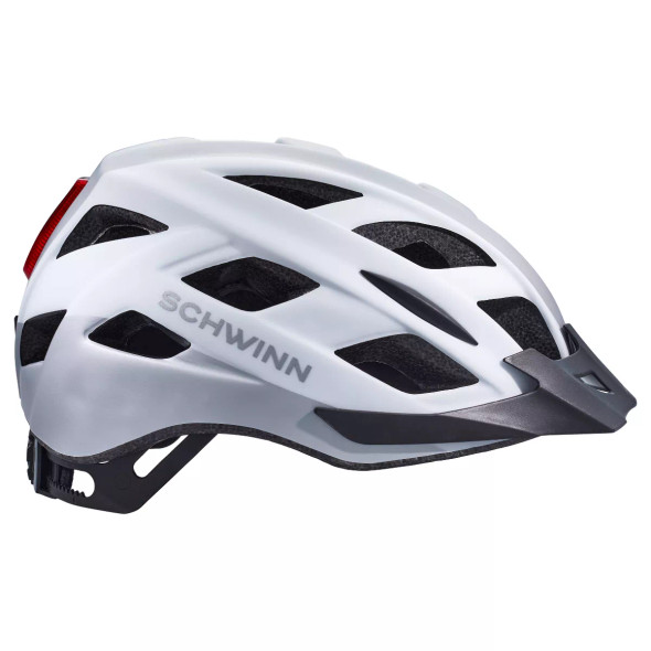 SCHWINN FLASH BIKE HELMET - GRAY WHITE New