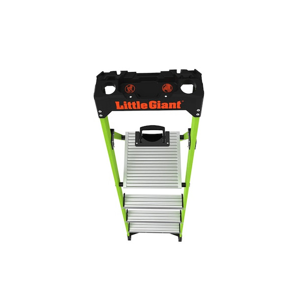LITTLE GIANT LADDER SYSTEMS MIGHTYLITE 6' MODEL 300 LB FIBERGLASS - GREEN LITTLE GIANT LADDER SYSTEMS MIGHTYLITE 6' MODEL 300 LB FIBERGLASS - GREEN
