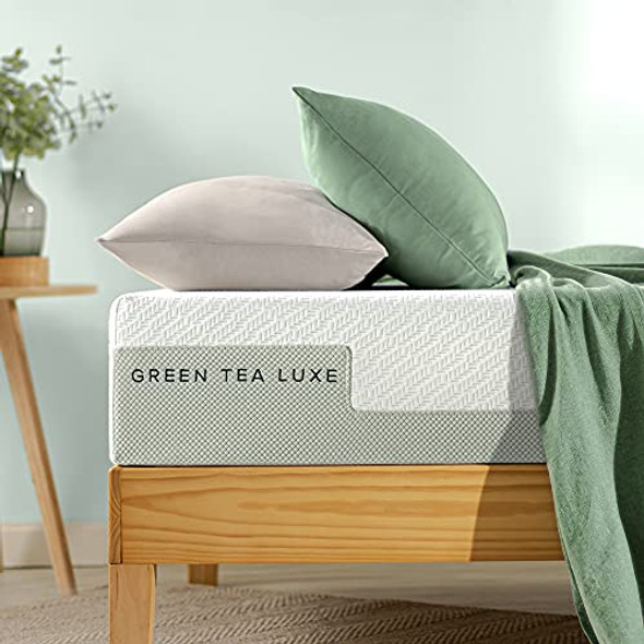 ZINUS 10" GREEN TEA LUXE MEMORY FOAM MATTRESS PRESSURE RELIEVING TWIN New