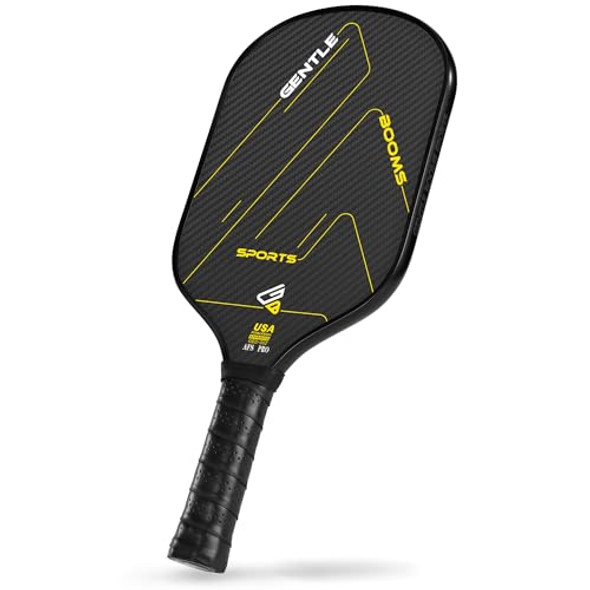 GENTLE BOOMS SPORTS GBS PICKLEBALL PADDLE 3K RAW T700 CARBON FIBER 14MM GENTLE BOOMS SPORTS GBS PICKLEBALL PADDLE 3K RAW T700 CARBON FIBER 14MM