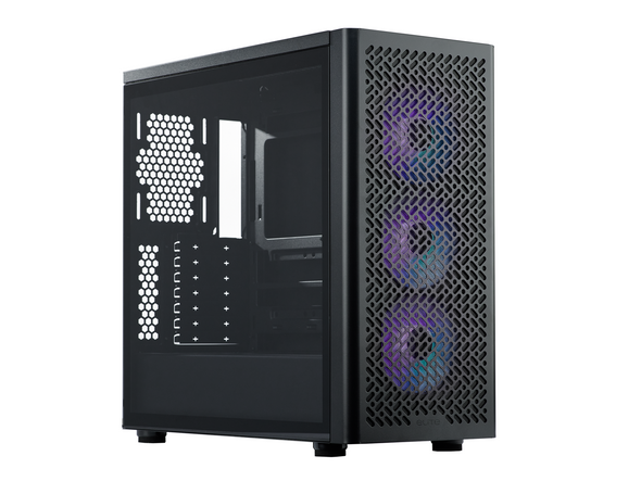 Cooler Master Elite 502 ATX High Airflow Minimalist PC Case, 410mm GPU Max,