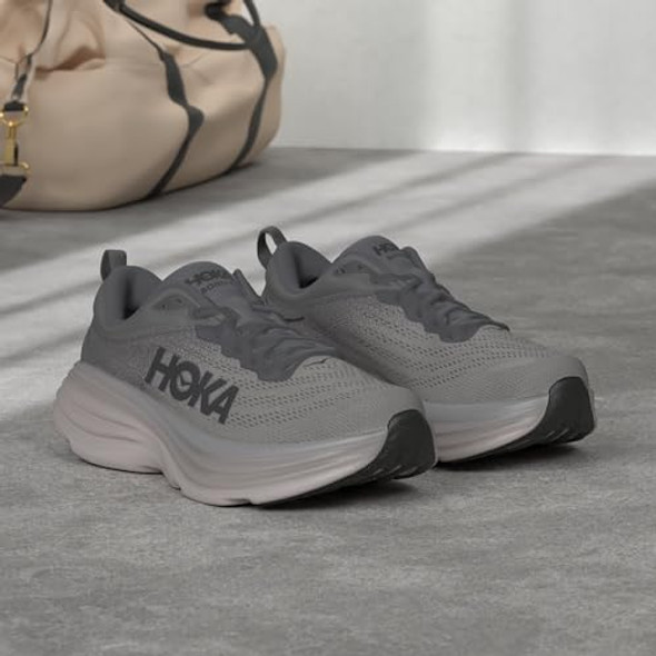 1123202 Hoka Bondi 8 Men's Sharkskin/Harbor Mist Size 12.5 1123202 Hoka Bondi 8 Men's Sharkskin/Harbor Mist Size 12.5