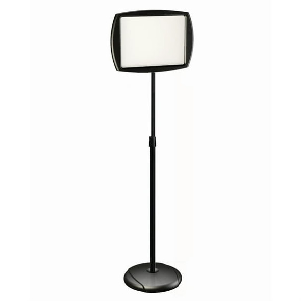 MASTERVISION RECTANGULAR DRY-ERASE SIGN STAND - BLACK MASTERVISION RECTANGULAR DRY-ERASE SIGN STAND - BLACK