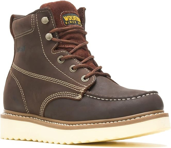 WOLVERINE MEN'S LOADER 6" WEDGE BOOT - SIZE: MEN 10.5 - BROWN WOLVERINE MEN'S LOADER 6" WEDGE BOOT - SIZE: MEN 10.5 - BROWN