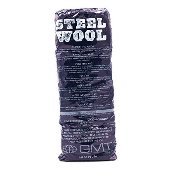 GMT Steel Wool #4 Coarsest Grade Hand Pads; Pack of 16 Pads (117007) New GMT Steel Wool #4 Coarsest Grade Hand Pads; Pack of 16 Pads (117007) New