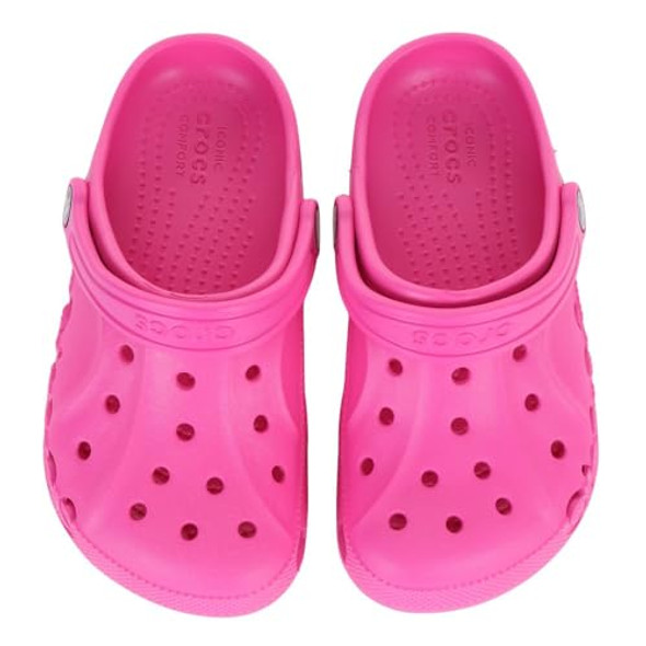 CROCS UNISEX-CHILD BAYA CLOGS SIZE: YOUTH 3 LITTLE KID - ELECTRIC PINK New CROCS UNISEX-CHILD BAYA CLOGS SIZE: YOUTH 3 LITTLE KID - ELECTRIC PINK New