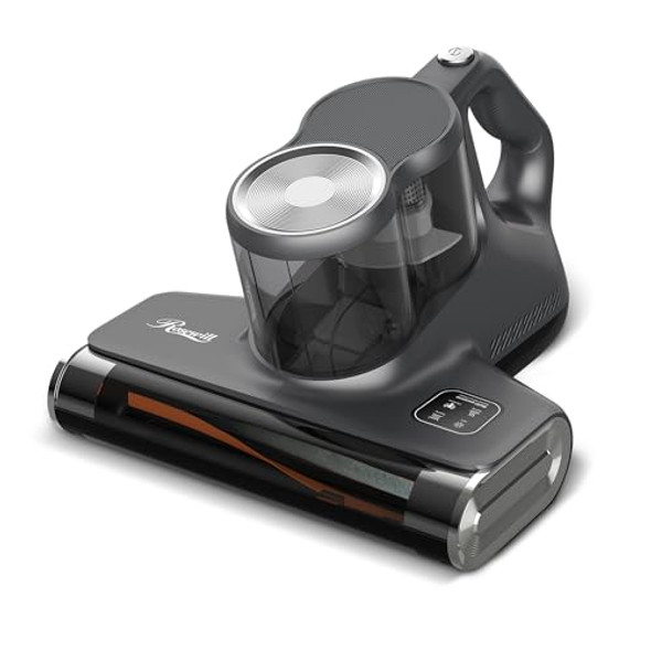 ROSEWILL MATTRESS VACUUM CLEANER: 450W 16KPA STRONG SUCTION - GRAY METALLIC