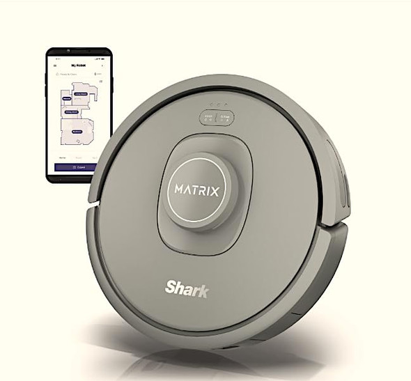SHARK RV2300 MATRIX ROBOT VACUUM PRECISION HOME MAPPING WI-FI - GRAY