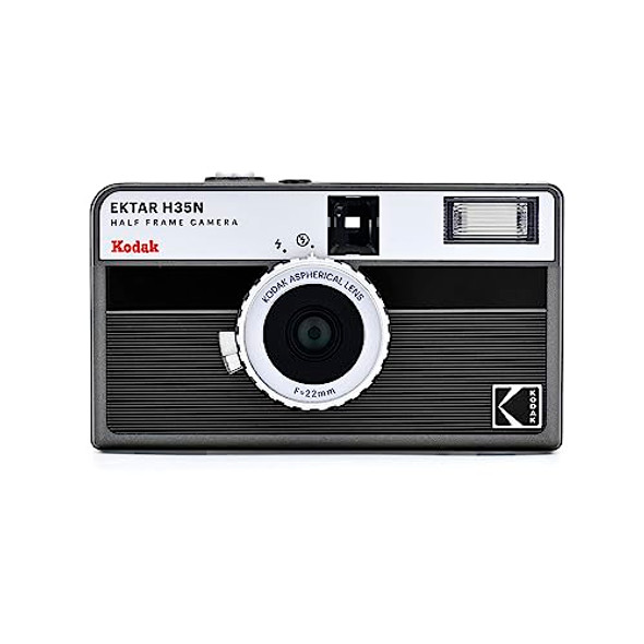 KODAK EKTAR H35N HALF FRAME FILM CAMERA FILM RK0300 - STRIPED BLACK New