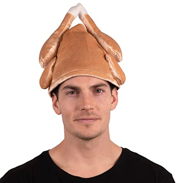 KANGAROO PLUSH THANKSGIVING TURKEY HAT - SILLY HATS FOR ADULTS New KANGAROO PLUSH THANKSGIVING TURKEY HAT - SILLY HATS FOR ADULTS New