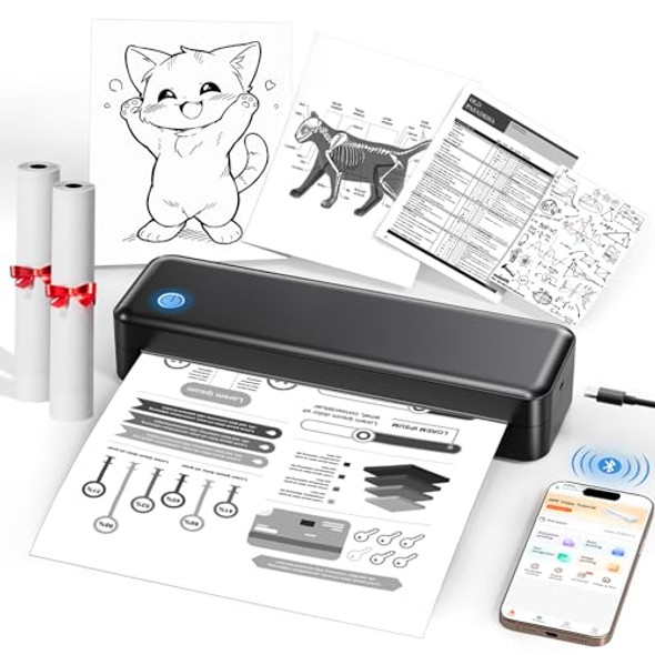 PEDOOLO PORTABLE PRINTER THERMAL SUPPORTS THERMAL PAPER A40A - BLACK PEDOOLO PORTABLE PRINTER THERMAL SUPPORTS THERMAL PAPER A40A - BLACK