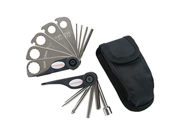 SCHWINN BIKE REPAIR TOOL KIT MULTI-PURPOSE FOR BICYCLE REPAIRS - BLACK/SILVER New