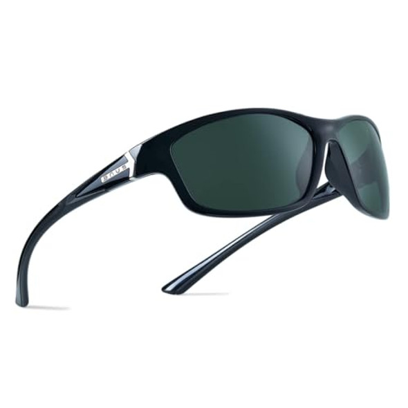 BINI CORNING GLASS LENSES POLARIZED SUNGLASSES UV400 PROTECTION B7248 - BLACK BINI CORNING GLASS LENSES POLARIZED SUNGLASSES UV400 PROTECTION B7248 - BLACK