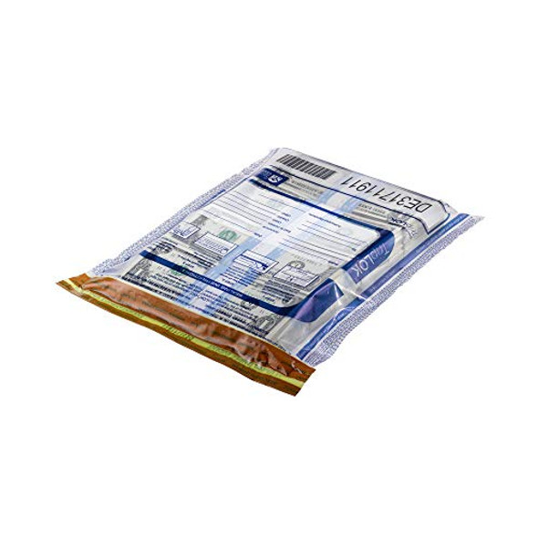 ControlTek TripLok 12" x 16" Clear 100 Bags, Tamper-Evident Deposit Bags 585040 New ControlTek TripLok 12" x 16" Clear 100 Bags, Tamper-Evident Deposit Bags 585040 New