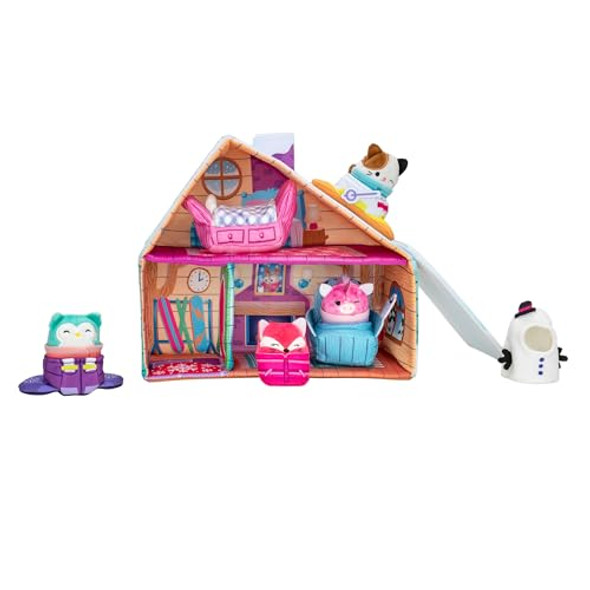 Squishville by Original Squishmallows Ski Chalet - Includes Four 2-Inch Skis Squishville by Original Squishmallows Ski Chalet - Includes Four 2-Inch Skis