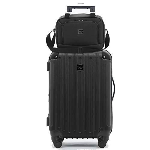 TRAVELERS CLUB MIDTOWN HARDSIDE LUGGAGE TRAVEL, 4-PIECE SET - BLACK