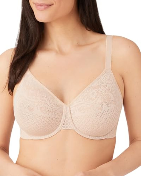 WACOAL WOMEN'S VISUAL EFFECTS MINIMIZER BRA - SIZE : 36C - SAND New WACOAL WOMEN'S VISUAL EFFECTS MINIMIZER BRA - SIZE : 36C - SAND New